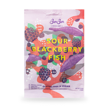 Load image into Gallery viewer, BonBon Sour Blackberry Fish - Swedish Candy