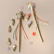 Load image into Gallery viewer, Rockahula Rainbow Glitter Star Wand
