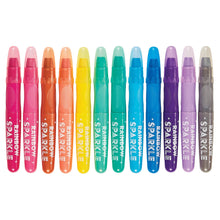 Load image into Gallery viewer, Ooly Rainbow Sparkle Metallic Watercolor Gel Crayons - Set of 12