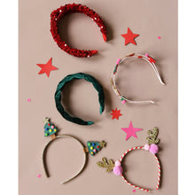 Load image into Gallery viewer, Rockahula Evergreen Velvet Plaited Headband