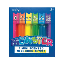 Load image into Gallery viewer, Ooly Mini Monster Scented Highlighter Markers