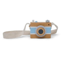 Load image into Gallery viewer, Jack Rabbit Toys Vintage Camera Music Box - Blue