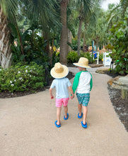 Load image into Gallery viewer, Bits & Bows Youth Lifeguard Hat, Blue