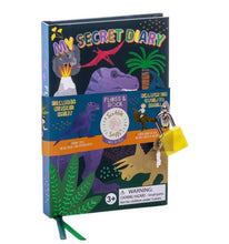 Load image into Gallery viewer, Floss & Rock Secret Scented Diary - Dino