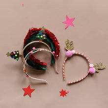 Load image into Gallery viewer, Rockahula Pom Pom Reindeer Headband