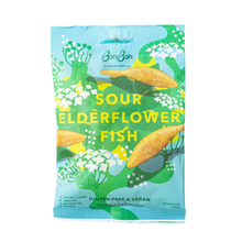Load image into Gallery viewer, BonBon Sour Elderflower Fish - Swedish Candy