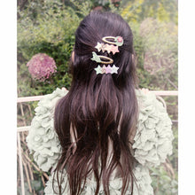 Load image into Gallery viewer, Rockahula Rainbow Shimmer Star Clips