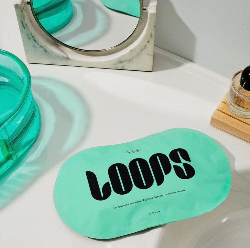 LOOPS Clean Slate Detoxifying Hydrogel Face Mask