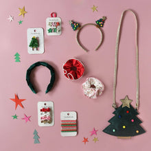 Load image into Gallery viewer, Rockahula Festive Double Ruffle Scrunchies

