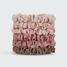 Load image into Gallery viewer, kitsch Ultra Petite Satin Scrunchies 6pc - Terracotta
