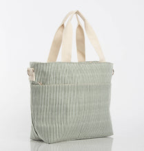 Load image into Gallery viewer, Striped Cooler Tote
