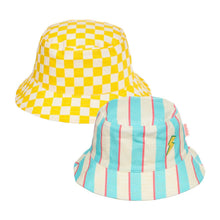Load image into Gallery viewer, Rockahula Lightning Stripe Reversible Bucket Hat - 7-10 Years

