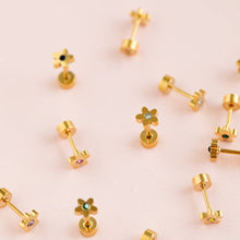 Load image into Gallery viewer, Pip Pop Birthstone Flower Studs
