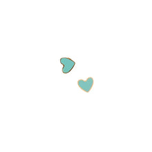 Load image into Gallery viewer, Pip Pop Enamel Heart Studs
