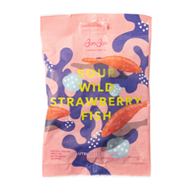 Load image into Gallery viewer, Bonbon Sour Wild Strawberry Fish - Swedish Candy
