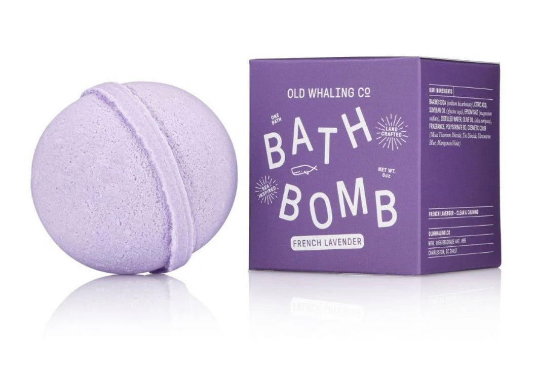 Old Whaling Co French Lavender Bath Bomb