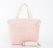 Load image into Gallery viewer, Striped Cooler Tote

