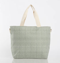 Load image into Gallery viewer, Striped Cooler Tote

