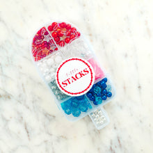 Load image into Gallery viewer, Little Stacks The Bomb Pop Popsicle Kit

