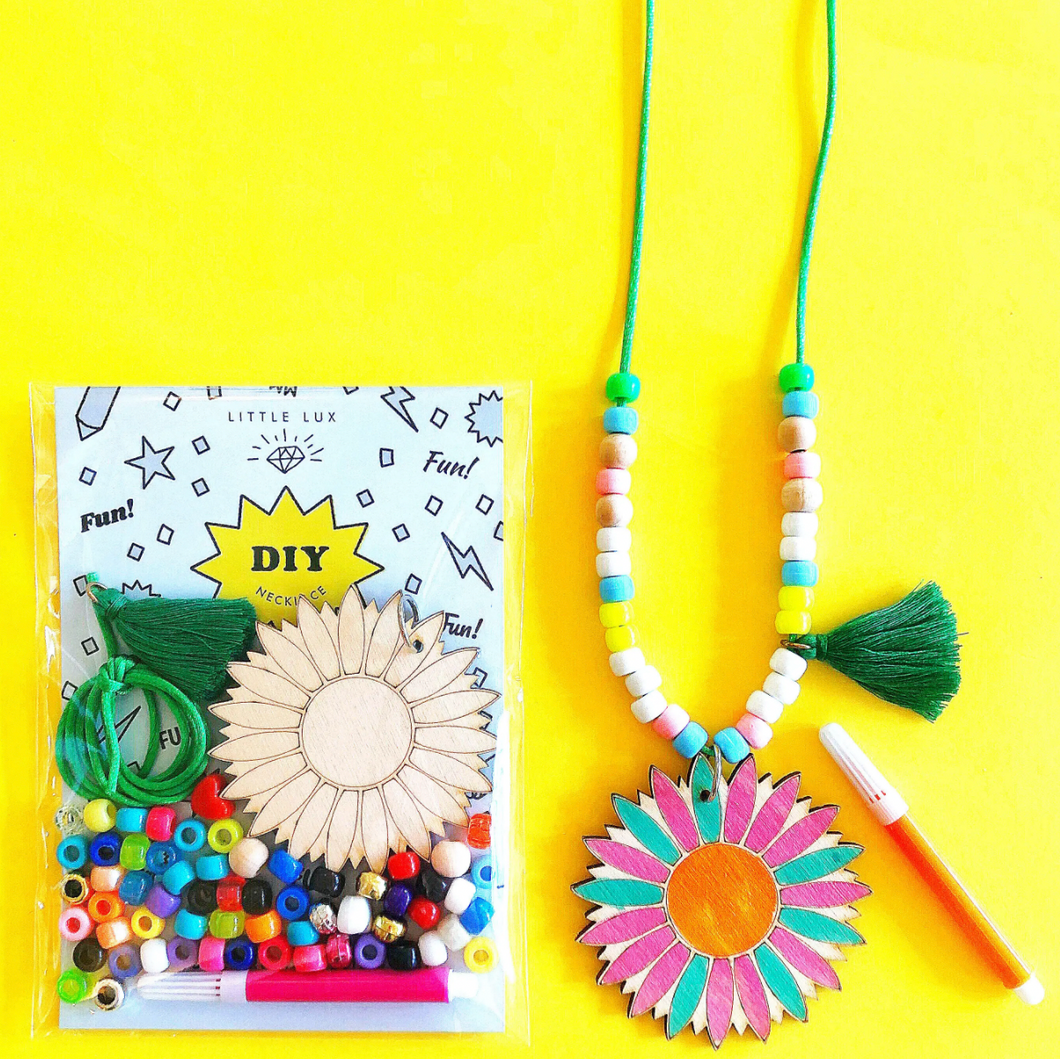 Gunner & Lux DIY Flower Necklace Kit