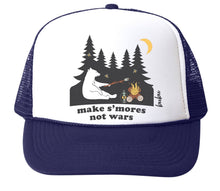 Load image into Gallery viewer, Bubu Toddler Make S’mores Not Wars Trucker Hat

